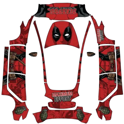 데드풀 (Dead Pool) – 테슬라 Model 3 랩핑