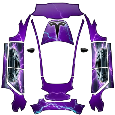 Blitz (Lighting) – Tesla Model 3 Wrap