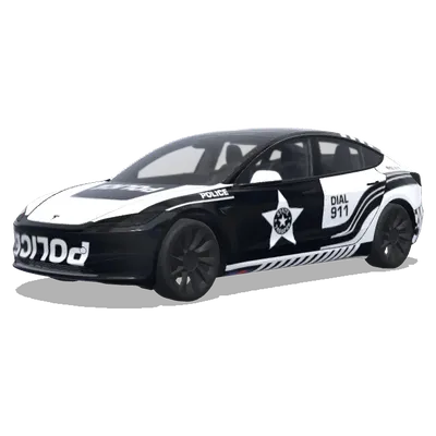 Star Badge Police – Tesla Model 3 wrap