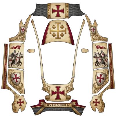 템플 기사단 (Knights Templars) – 테슬라 Model 3 랩핑