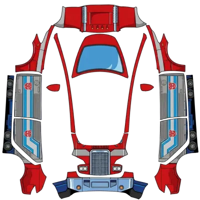 Optimus Prime Trailer – Tesla Model 3 Wrap