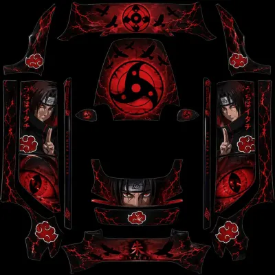 우치하 이타치 (itachi uchiha) – 테슬라 Model 3 랩핑