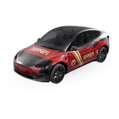 Ferrari 1 – Tesla Model Y Wrap