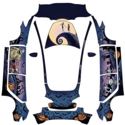 Nightmare Before Christmas (Nightmare Before xmas) – Tesla Model 3 Wrap