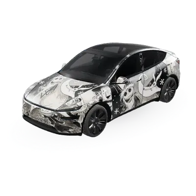 Nightmare Before Christmas (The nightmare before Christmas) – Tesla Model Y Wrap