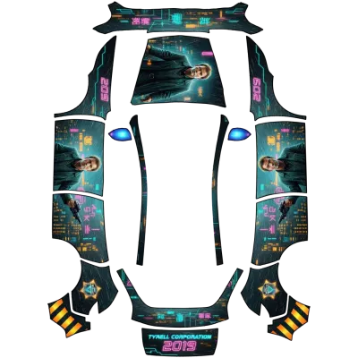 Blade Runner (blade runner) – Tesla Model Y Wrap