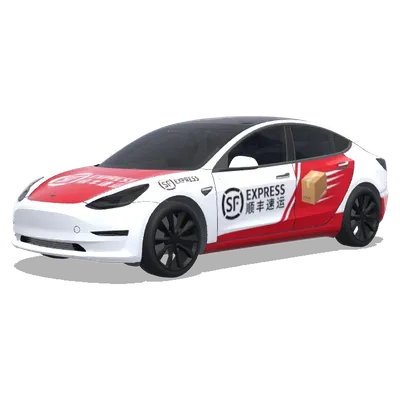 SF Express Truck (顺丰快递车) – Tesla Model 3 wrap