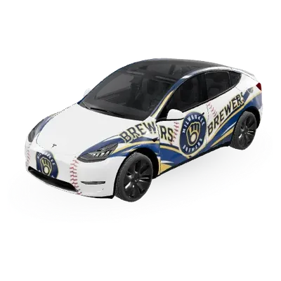 밀워키 브루어스 (Milwaukee Brewers) – 테슬라 Model Y 랩핑