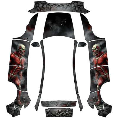 Attack on Titan – Tesla Model Y Wrap