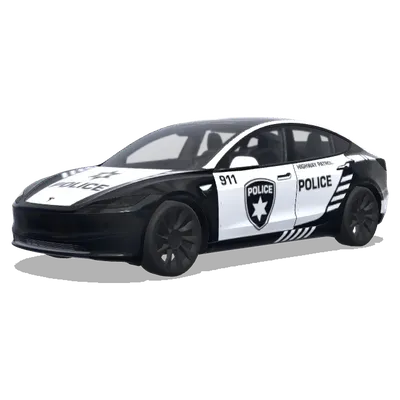 Звезда патруля шоссе – оклейка Tesla Model 3