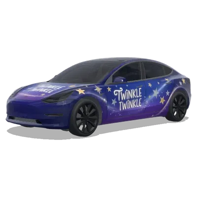 트윙클 트윙클 랩 (TWINKLE TWINKLE) – 테슬라 Model 3 랩핑