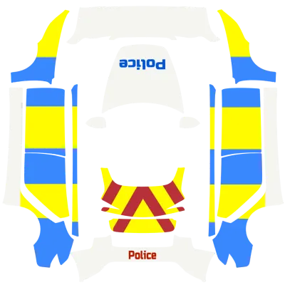UK Polizei (UK Police Car) – Tesla Model 3 Wrap