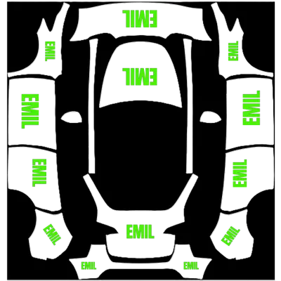 Emil 67 – оклейка Tesla Model Y