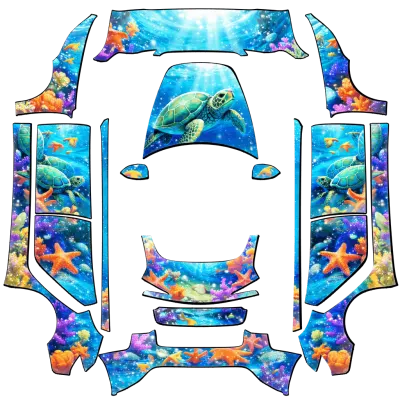Unter dem Meer (Under the Sea) – Tesla Model 3 Wrap