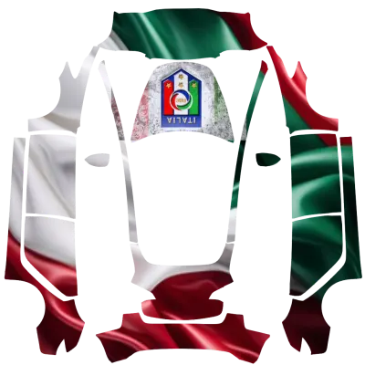 Italy FIGC – Tesla Model 3 wrap