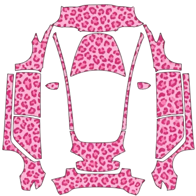 핑크 레오파드 (pink leopard print tessie) – 테슬라 Model 3 랩핑