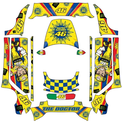 Valentino Rossi – Tesla Model 3 Wrap