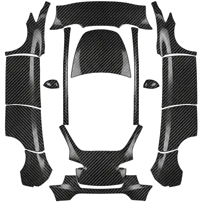碳纖維（carbon fiber） – 特斯拉 Model Y 塗裝