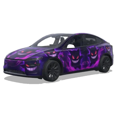 Gengar – Tesla Model Y wrap