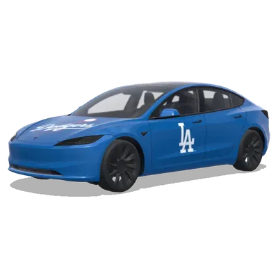 Los Angeles Dodgers – Tesla Model 3 wrap