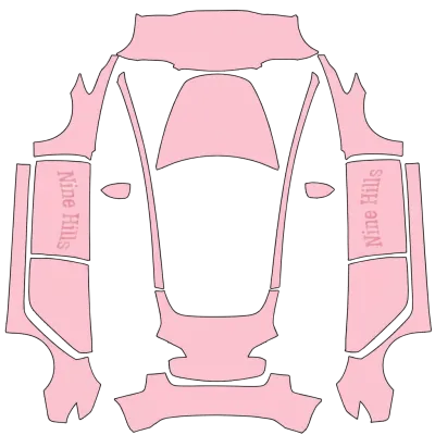 NH Pink (Nh pink) – Tesla Model 3 Wrap