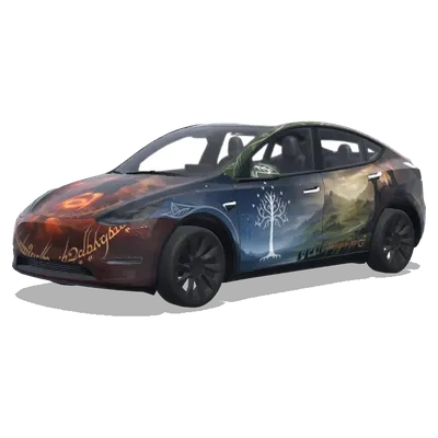 Der Herr der Ringe (lord of the rings) – Tesla Model Y Wrap
