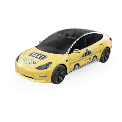 計程車（Taxi） – 特斯拉 Model 3 塗裝