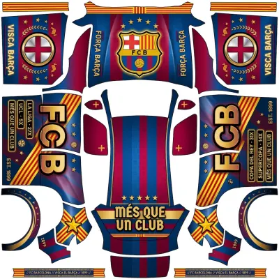 FC Barcelona – Tesla Model Y Wrap