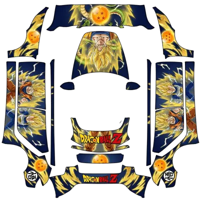 Dragon Ball (七龙珠) – Tesla Model 3 Wrap
