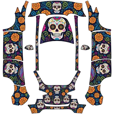 Zuckerschädel (Sugar skull) – Tesla Model Y Wrap