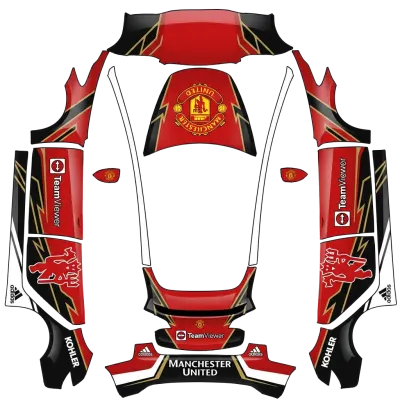 Manchester United – Tesla Model 3 wrap