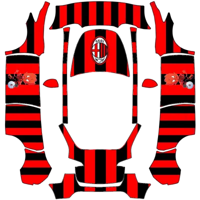 AC Mailand (A.C.Milan) – Tesla Model Y Wrap