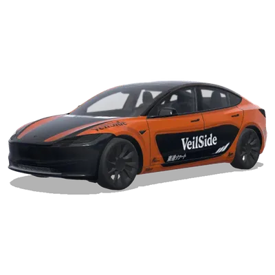 ワイルドスピードRX-7 (Fast and furious mazda rx7 dom toretto) – テスラ Model 3 ラッピング