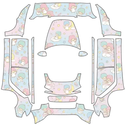 Little twins star – Tesla Model 3 wrap