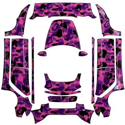 BAPE (Bape) – оклейка Tesla Model 3