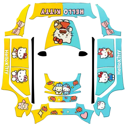 헬로 키티 (HELLO KITTY) – 테슬라 Model 3 랩핑