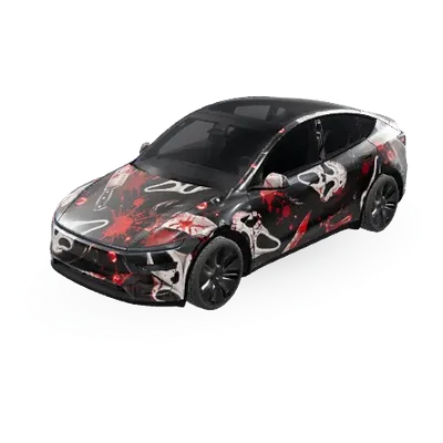 Scream & Splatter – covering Tesla Model Y