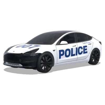 LAPD Tesla Wrap – Tesla Model 3 wrap
