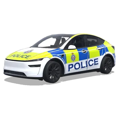 Полиция Великобритании (uk police jam sanwhich livery) – оклейка Tesla Model Y