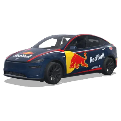 Red Bull F1 2025 (f1 machine redbull 2025) – оклейка Tesla Model Y