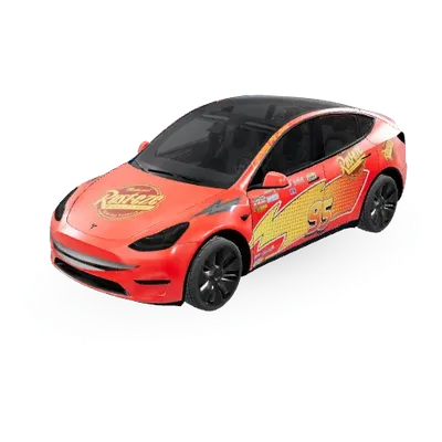 Rennschwein Rudi (McQueen) – Tesla Model Y Wrap