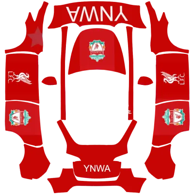 Liverpool FC – Tesla Model Y wrap