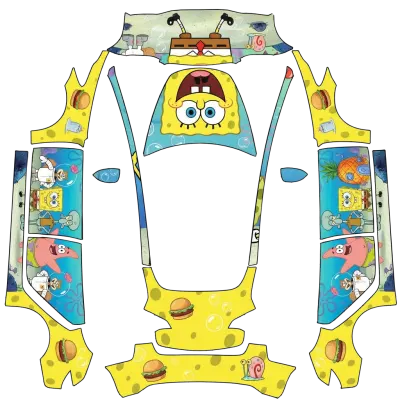 스폰지밥 2 (Spongebob2) – 테슬라 Model 3 랩핑
