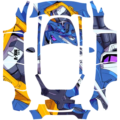 ガンダムMV-06 (GUNDAM MV-v) – テスラ Model Y ラッピング
