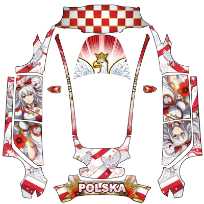 Anime Pologne (Poland Anime) – covering Tesla Model 3