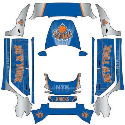 紐約尼克斯（New York Knicks） – 特斯拉 Model 3 塗裝