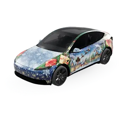 Weihnachten (Christmas) – Tesla Model Y Wrap