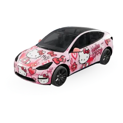 hello kitty – Tesla Model Y wrap