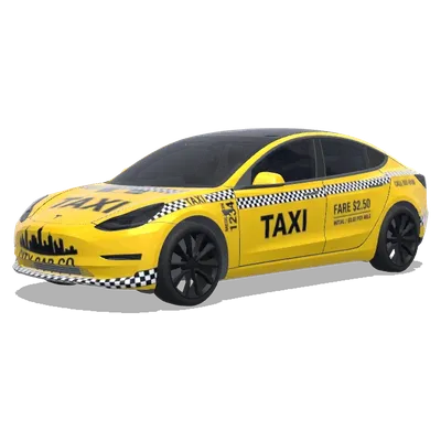 城市計程車公司計程車 – 特斯拉 Model 3 塗裝