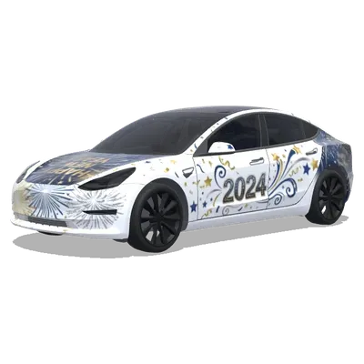New year – Tesla Model 3 wrap